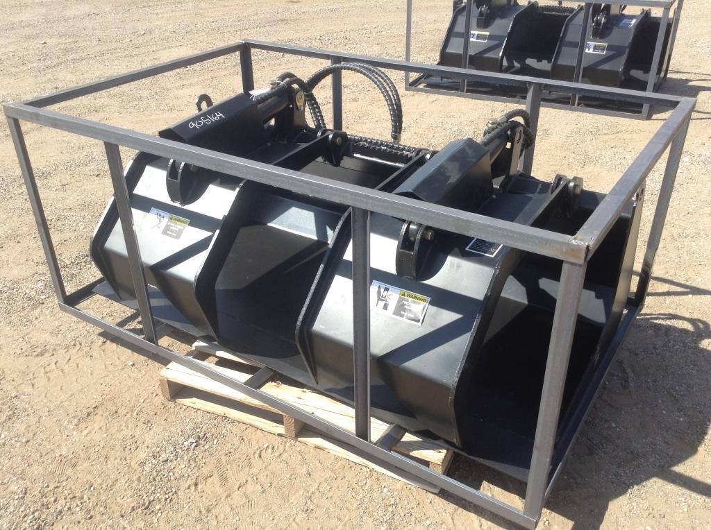 72" Skid Steer Grapple Bucket