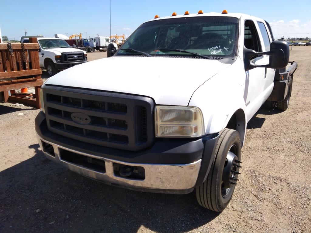 2007 Ford F-450 Crew Cab Flatbed Dually