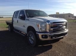 2012 Ford F-350 Super Duty Pickup Flat Bed Truck