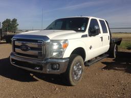 2012 Ford F-350 Super Duty Pickup Flat Bed Truck