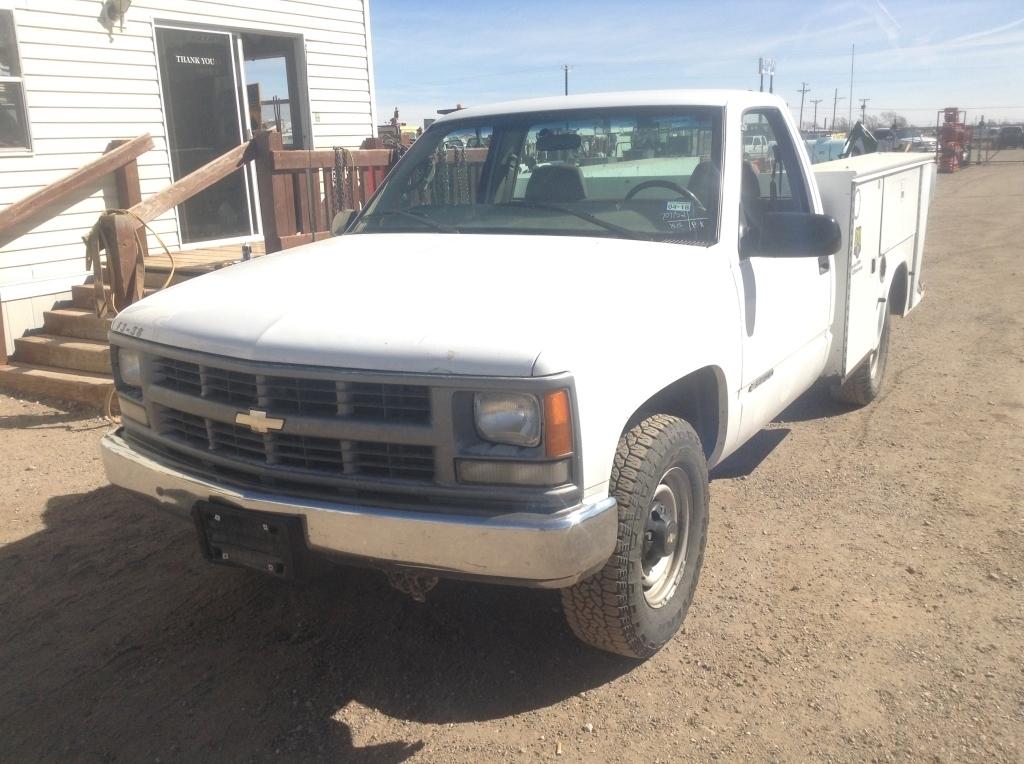 1999 Chevrolet 3500 Single Cab Service Truck