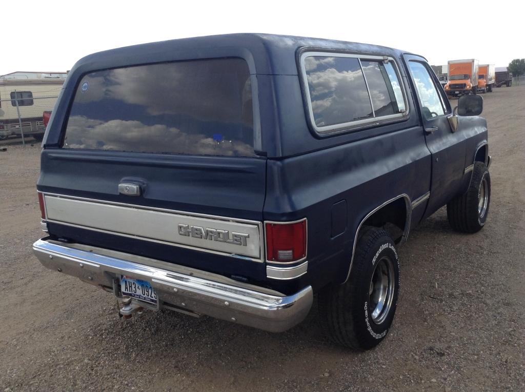 1987 Chevrolet Blazer SUV SUV