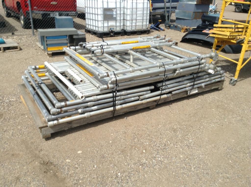 Upright Aluminum Scaffolding 5'x7'x6'Base w/Caster