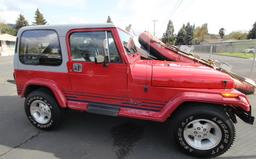 1990 JEEP WRANGLER  (MANUAL)- 116,761 MILES