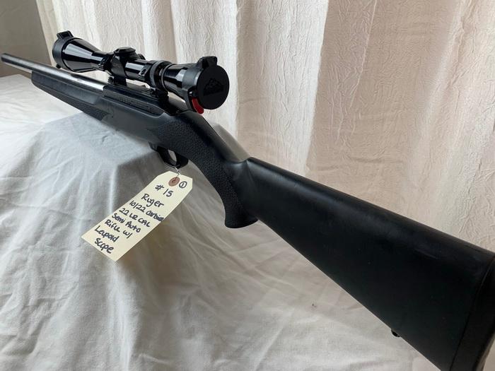 Ruger Mod: 10/22 Carbine S/N: 123-93990 22 LR Cal Semi Auto Rifle