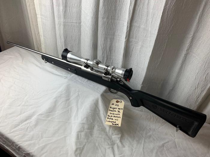 Ruger Mod: M77 Mark II S/N: 780-37264 .243 Win Bolt Action Rifle