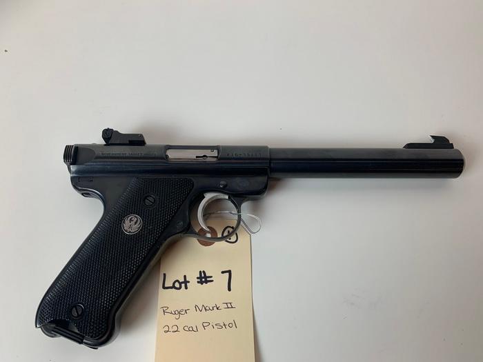 Ruger Mod: Mark II Target S/N: 210-39183 22 Cal Pistol