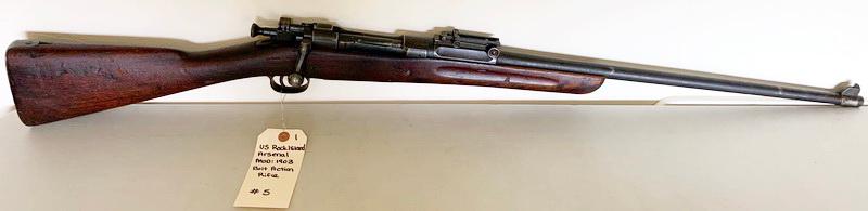 U.S Rock Island Arsenal Model 1903 S/N:415919 Bolt Action Rifle