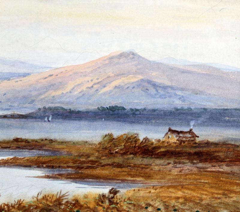 THOMAS FREEBAIRN WILSON WATERCOLOR LANDSCAPE