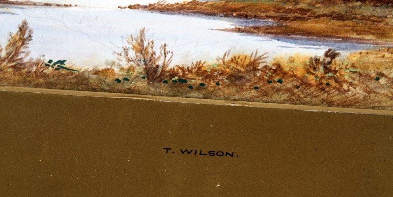 THOMAS FREEBAIRN WILSON WATERCOLOR LANDSCAPE