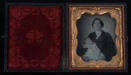 19TH CENTURY DAGUERREOTYPE WOMAN WITH BABY