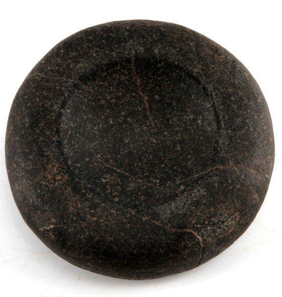 ANCIENT MISSISSIPPIAN GAME STONE DISCOIDAL