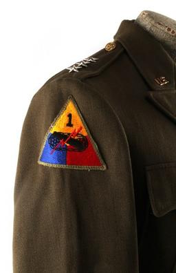 WWII US ARMY 8TH ARMORED GENERAL JOHN DEVINE TUNIC