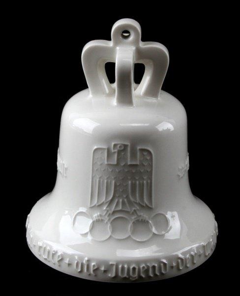 GERMAN 1936 BERLIN OLYMPICS PORCELAIN BELL