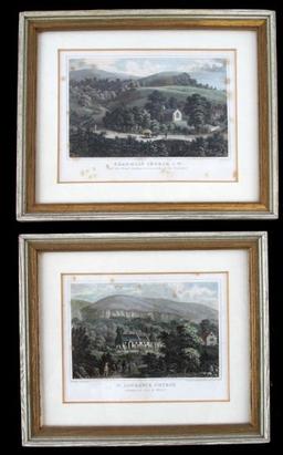 LOT OF 2 19TH CENTURY BRANNON CHURCH ENGRAVINGS