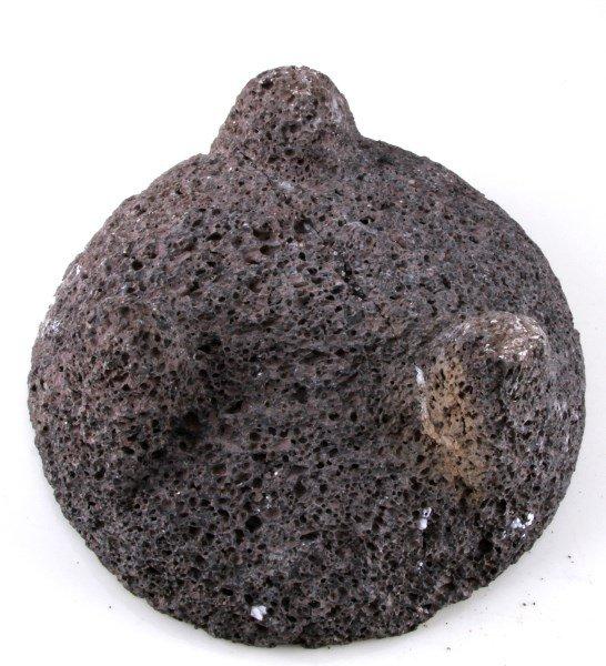 IGNEOUS LAVA ROCK 9 INCH MORTAR AND PESTLE