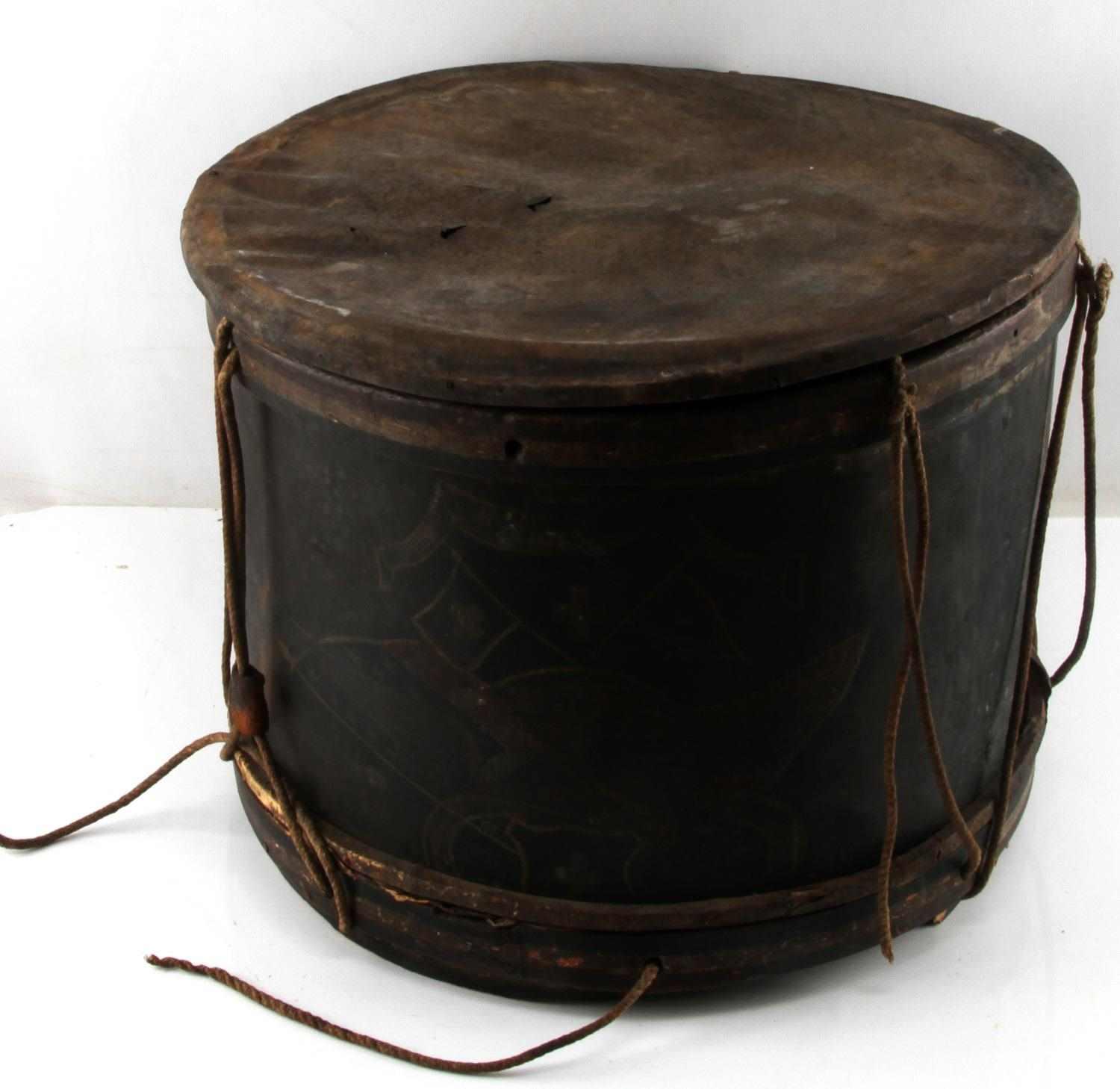 CIVIL WAR 49TH NY INFANTRY REGIMENTAL DRUM NAMED