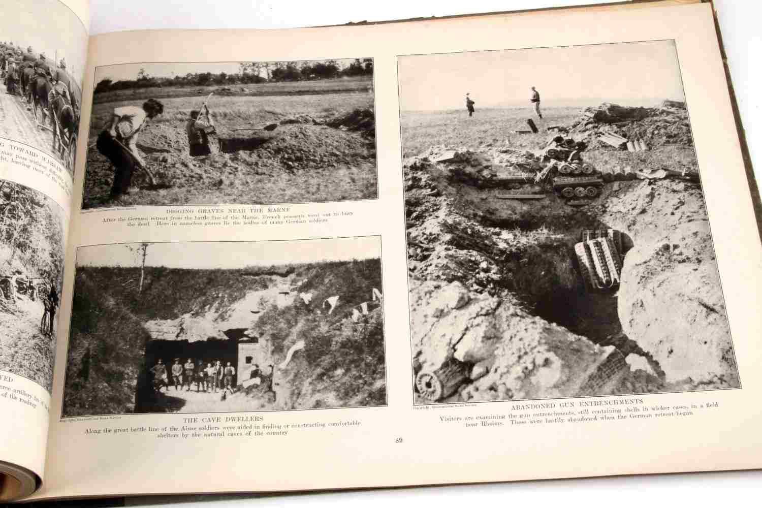 3  ANTIQUE VOLUMES OF COLLIERS WWII PHOTO HISTORY