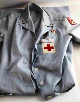 WWII WAC WAVE  ARMY NAVY RED CROSS MEDICAL UNIFORM