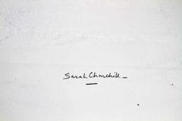 SARAH CHURCHILL SIGNED CURTIS HOOPER MIXED MEDIA