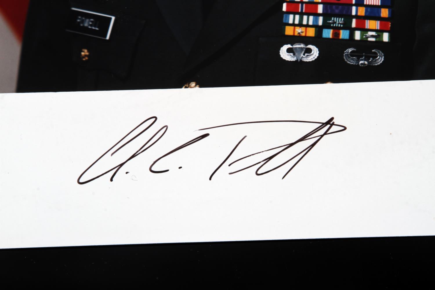 COLIN L POWELL JOINT CHIEFS OF STAFF SIGNED LETTER