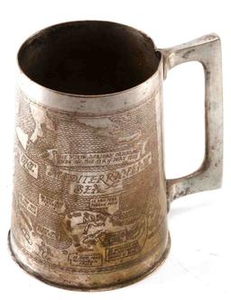 WWII NORTH AFRICA CAMPAIGN U.S TRENCH ART TANKARD