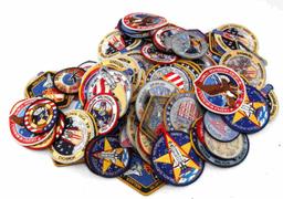 150 US SPACE EXPLORATION PATCH LOT SKYLAB UARS ETC