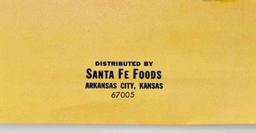 OVER 150 SANTE FE BRAND 1960'S CRATE LABEL