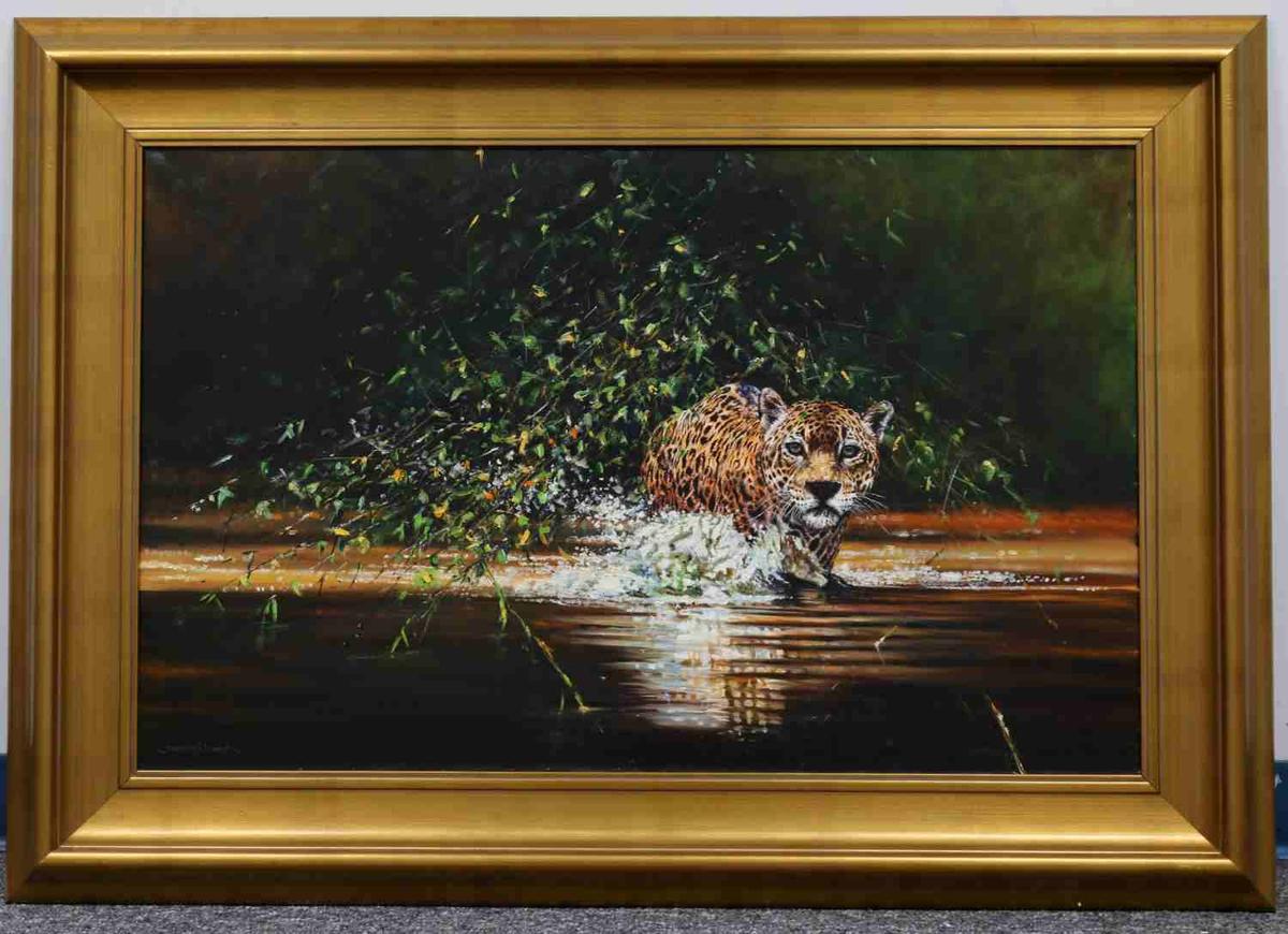 DHARBINDER S BAMRAH WILDLIFE PAINTING CHEETAH