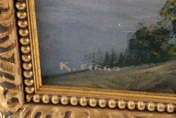 EARLY 20TH CENTURY IMPRESSIONIST SEASCAPE PAINTING