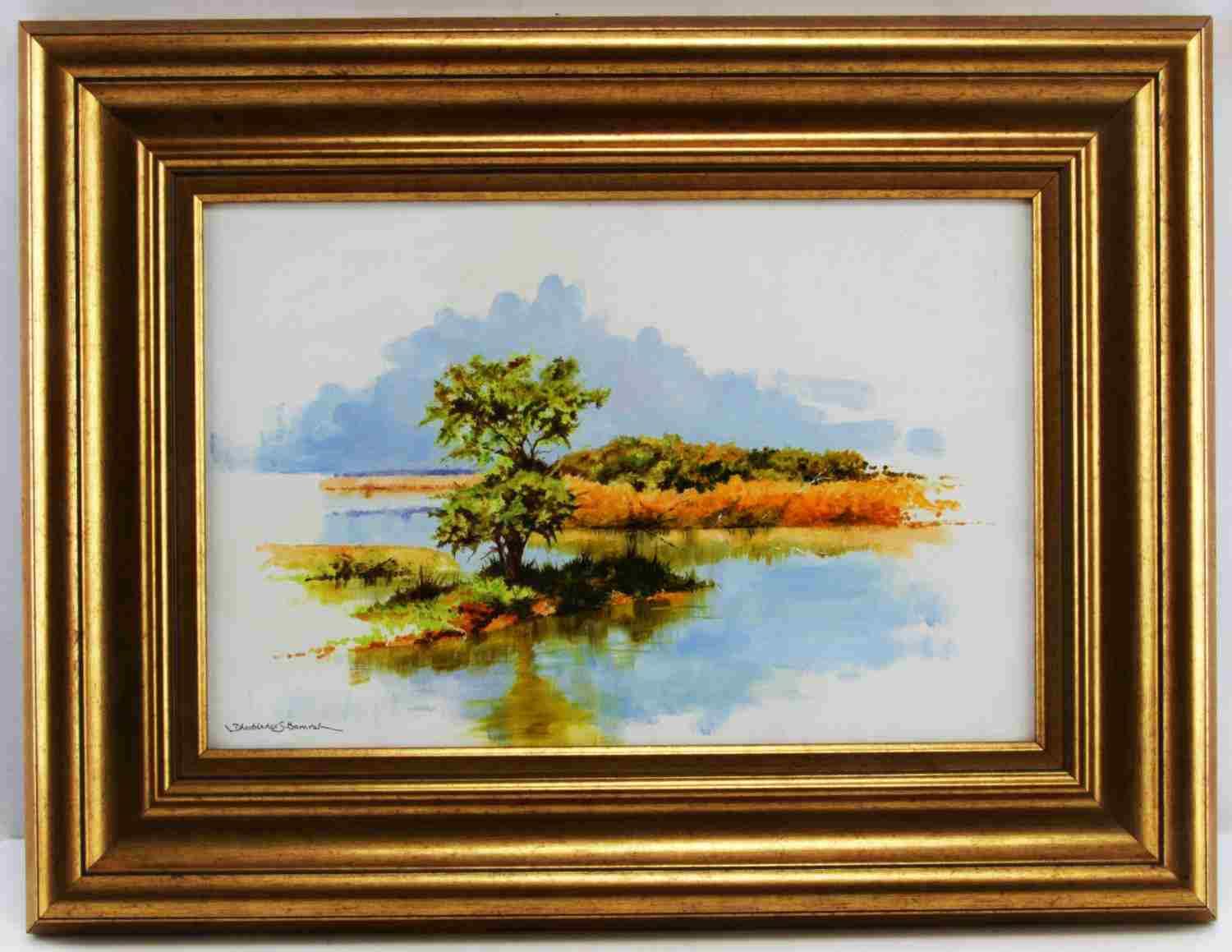 DHARBINDER S BAMRHA WILDLIFE PAINTING LANDSCAPE