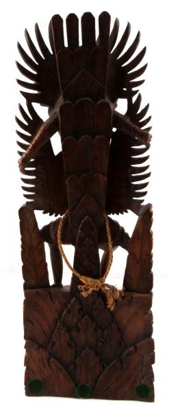 VINTAGE BALINESE WOOD CARVING OF LORD GARUDA