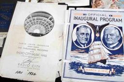 FDR ROOSEVELT INAUGURAL & OTHER POLITICAL EPHEMERA