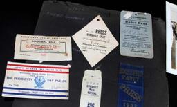 FDR ROOSEVELT INAUGURAL & OTHER POLITICAL EPHEMERA