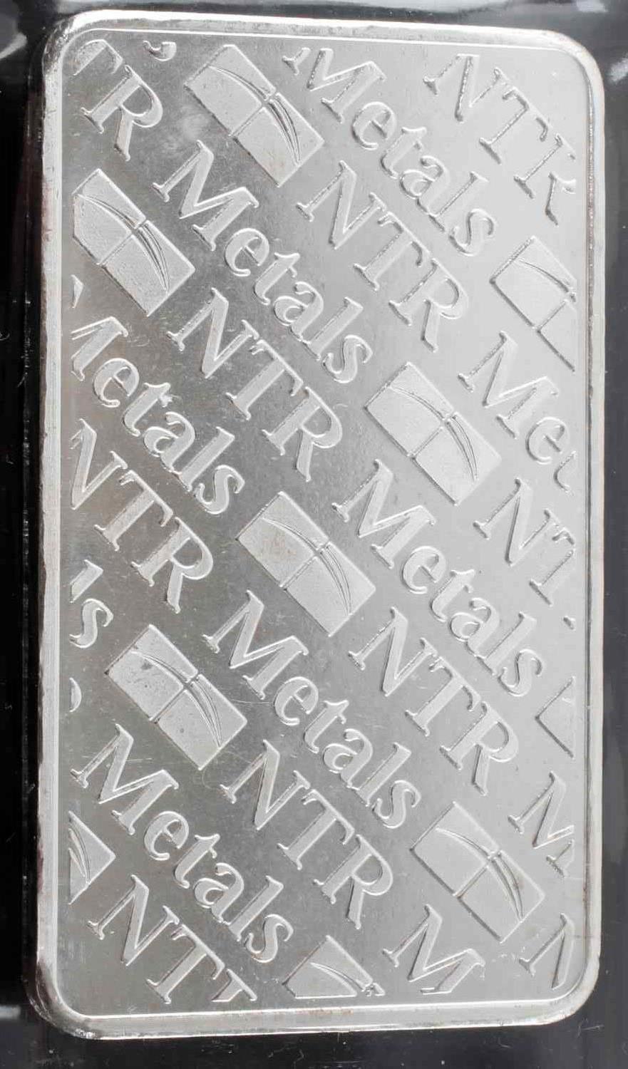 NTR SILVER BULLION 10 OUNCE TROY .999 FINE BAR