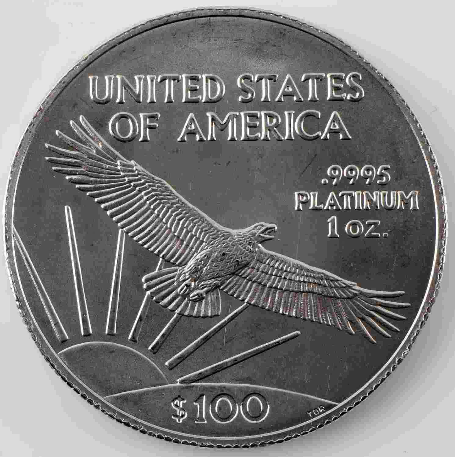 2014 PLATINUM $100 1 OZT AMREICAN EAGLE COIN