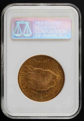 1924 ST GAUDENS $20 DOUBLE EAGLE MS 63 NGC