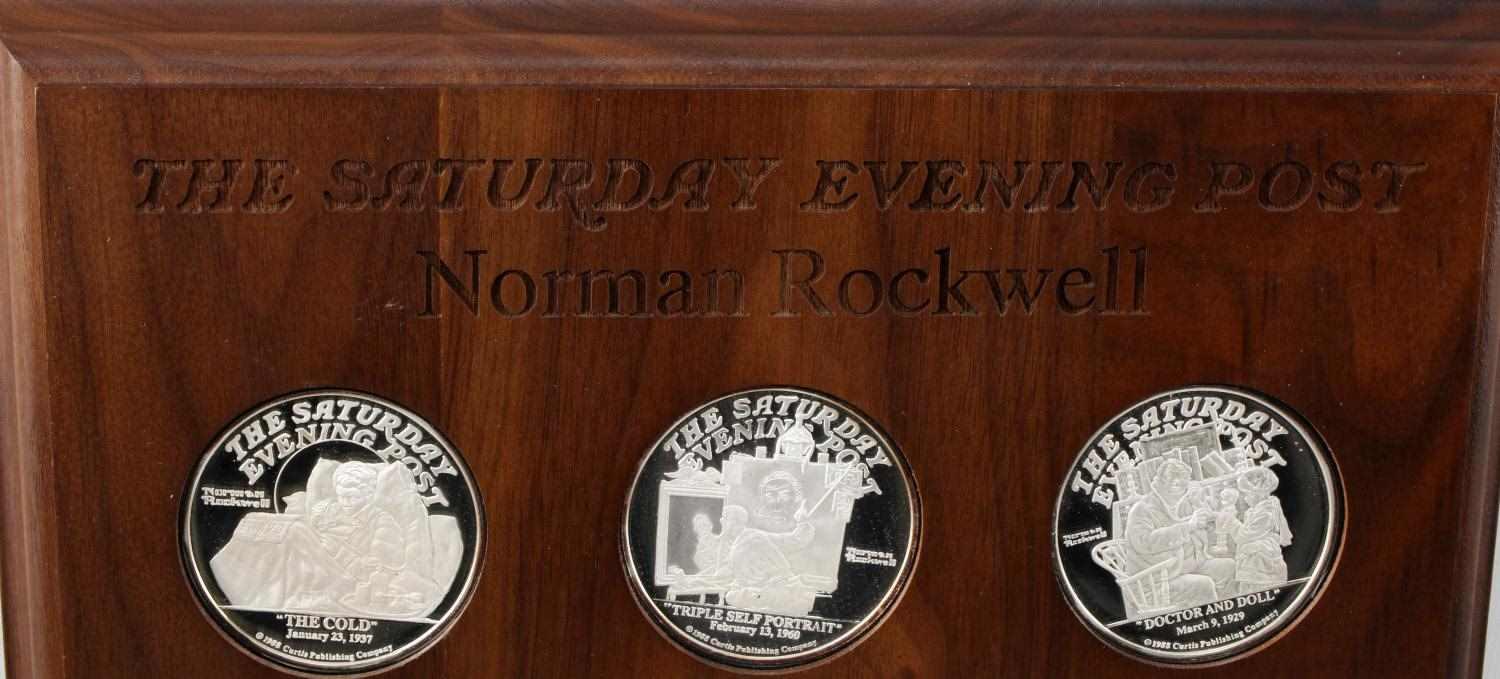 NORMAN ROCKWELL SILVER COMMEMORATIVE PROOF SET