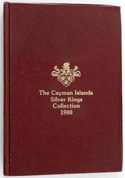 CAYMAN ISLANDS SILVER KINGS COLLECTION 1980 COINS