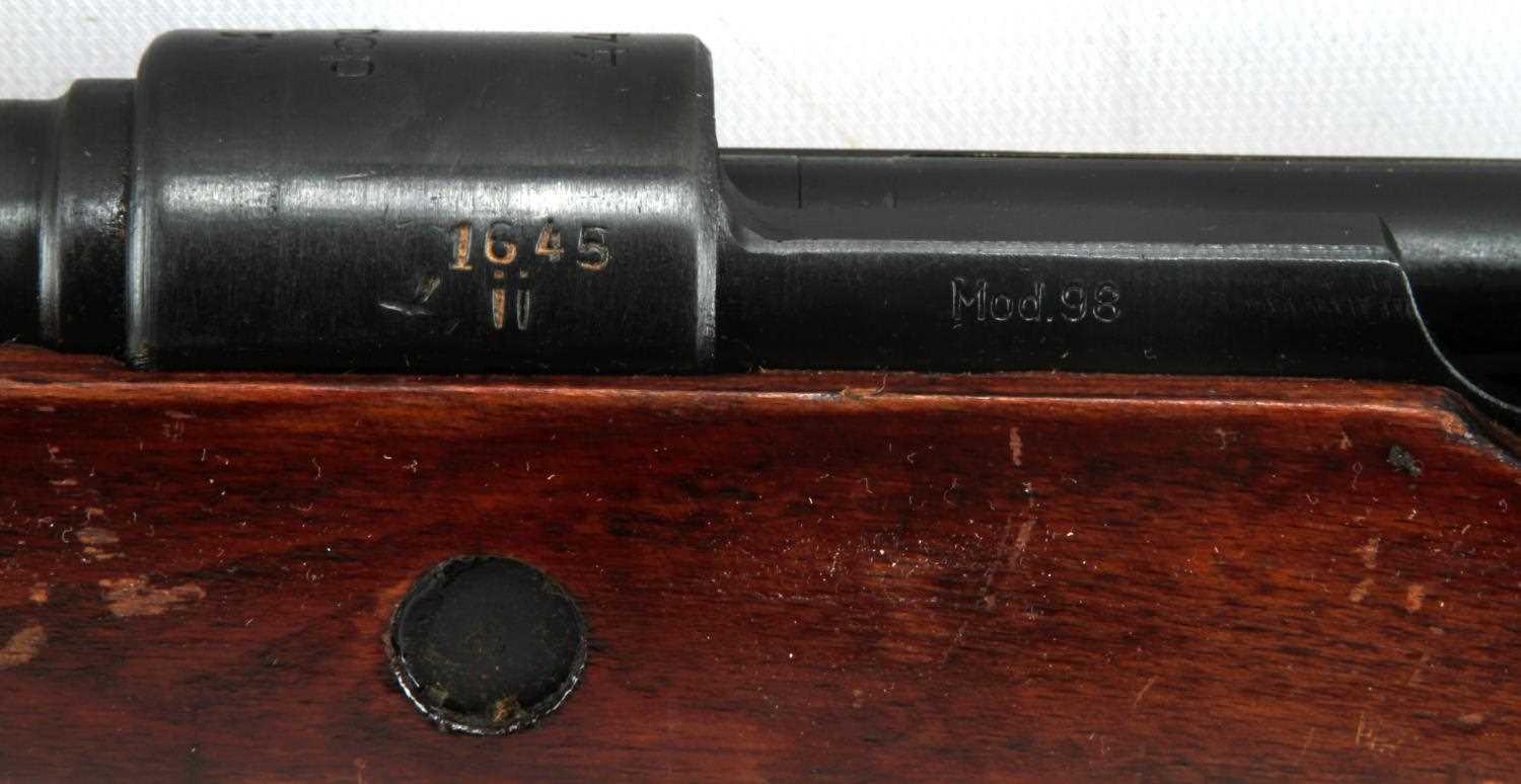 WWII GERMAN MAUSER K98 BOLT ACTION RIFLE IN 8MM