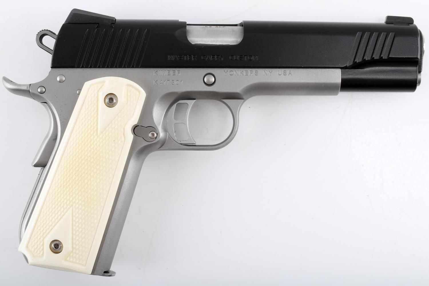 KIMBER MASTER CARRY CUSTOM SEMI AUTO PISTOL .45