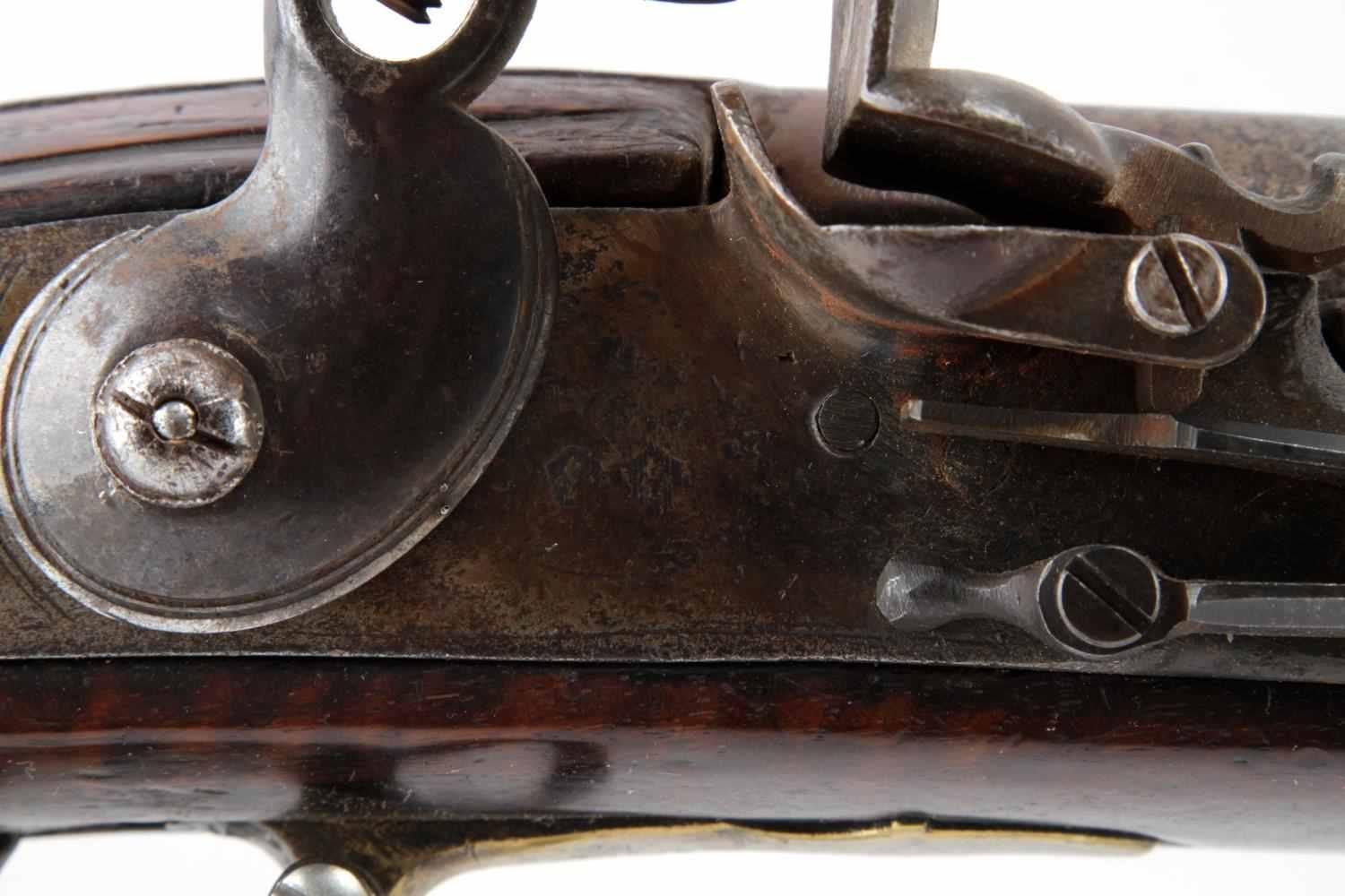 19TH C. ENGLISH TOWER BROWN BESS RIFLE MUSKET .80