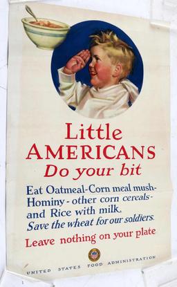 LOT WWI ORIGINAL PROPAGANDA & WAR SAVINGS POSTERS