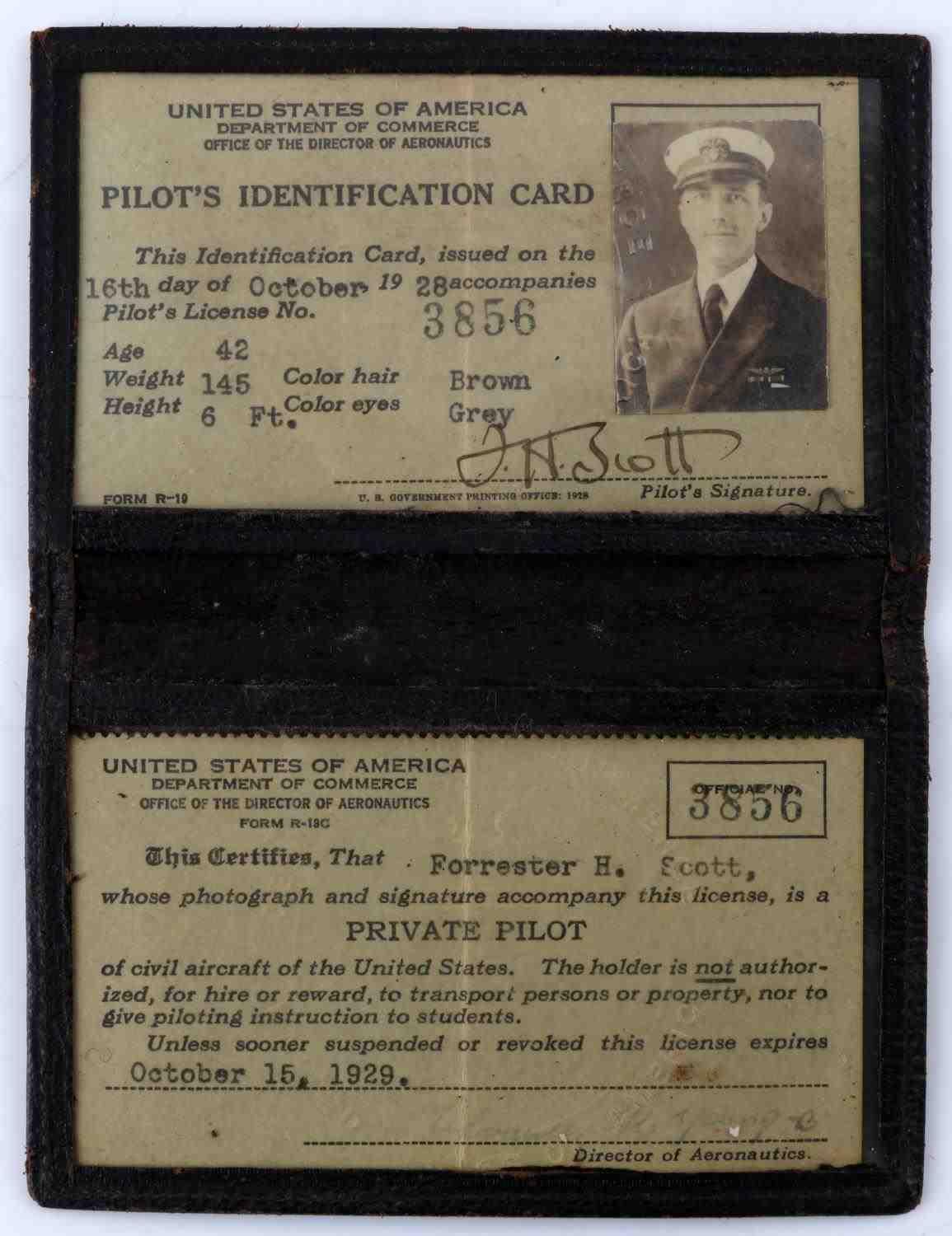 LOT OF 5 WWII V-MAIL & NAVAL AVIATORS CERTIFICATE