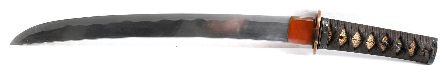 ANTIQUE JAPANESE TRADITIONAL FORGE TANTO SWORD