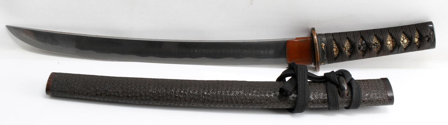 ANTIQUE JAPANESE TRADITIONAL FORGE TANTO SWORD
