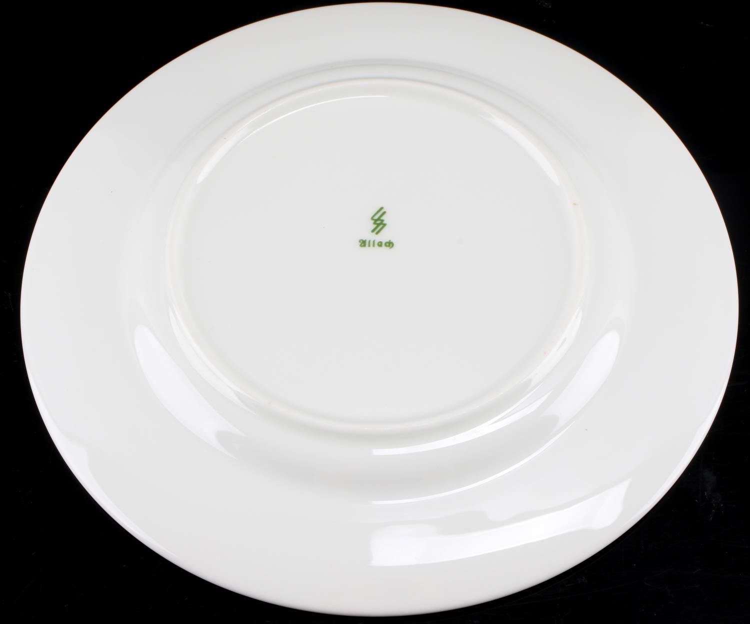 GERMAN THIRD REICH HITLER ALLACH PORCELAIN SAUCER