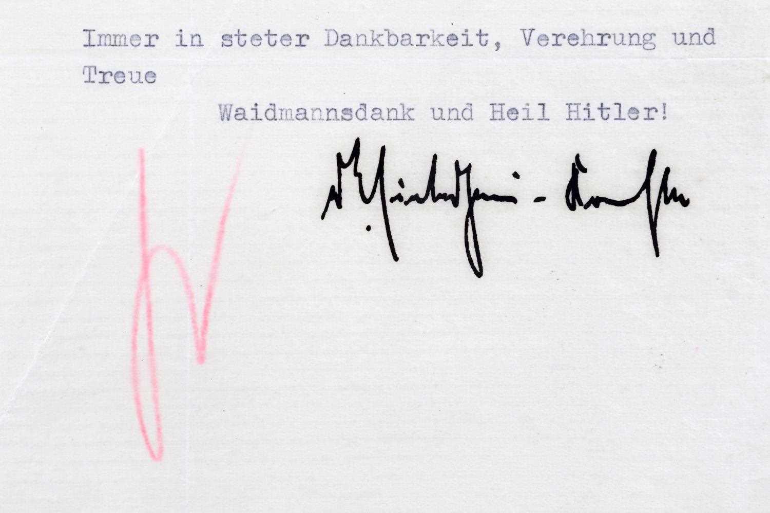 5 WWII THIRD REICH DOCUMENTS TO HERMANN GORING