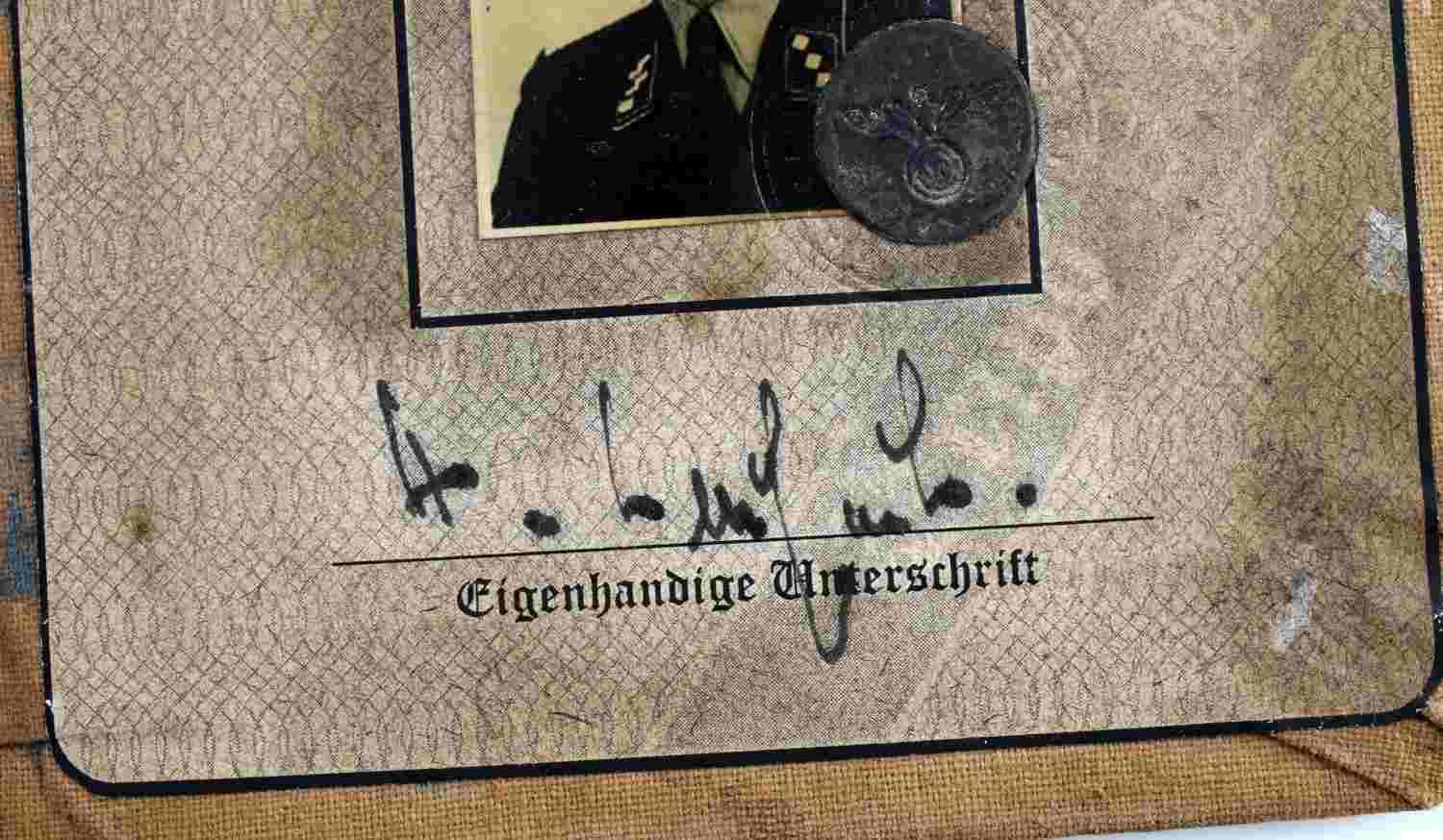 WWII SS THIRD REICH GERMAN SICHERHEITSPOLIZEI ID