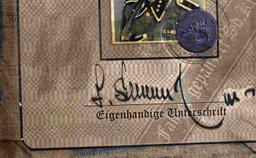 WWII THIRD REICH GERMAN SS PANZERWAFFE ID BOOKLET